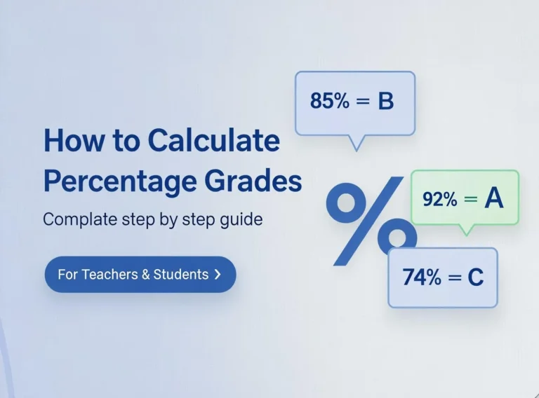 how to calculate percentage grades step by step guide