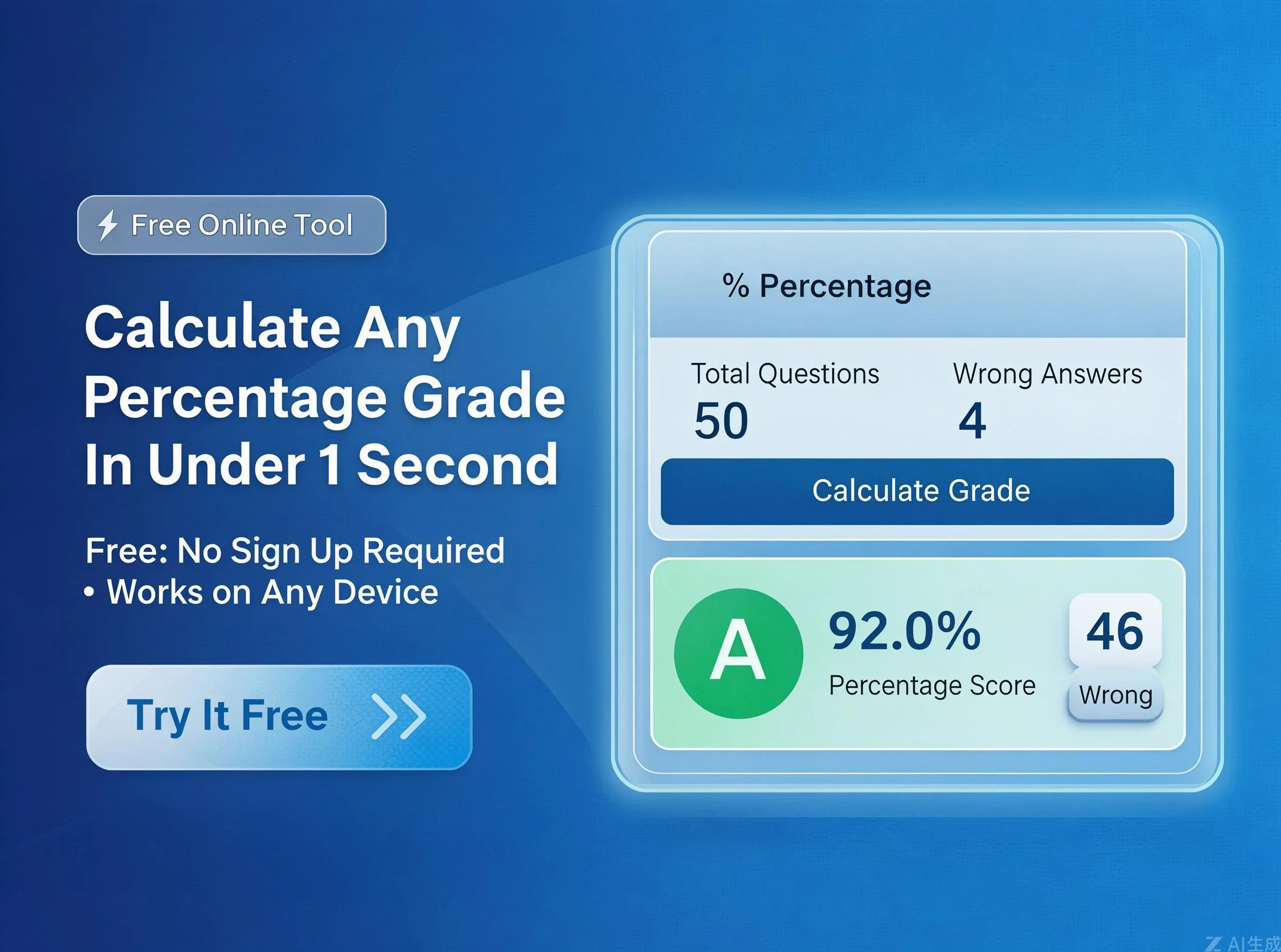free online percentage grade calculator for teachers and students