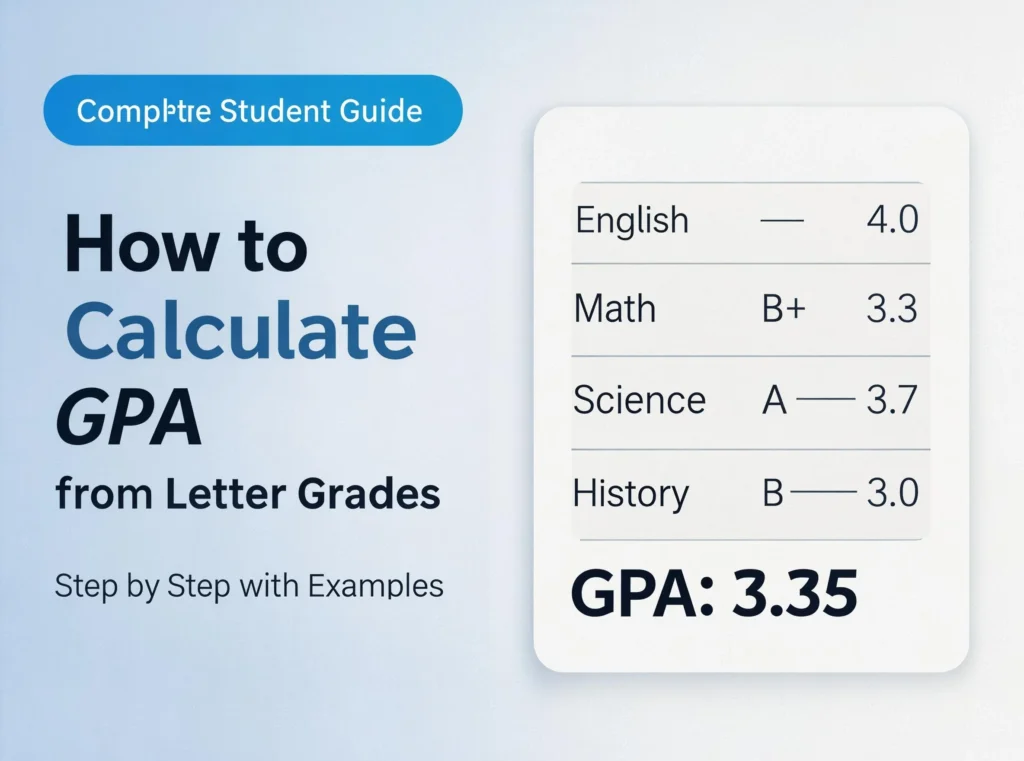 How to Calculate GPA from Letter Grades — Full Guide