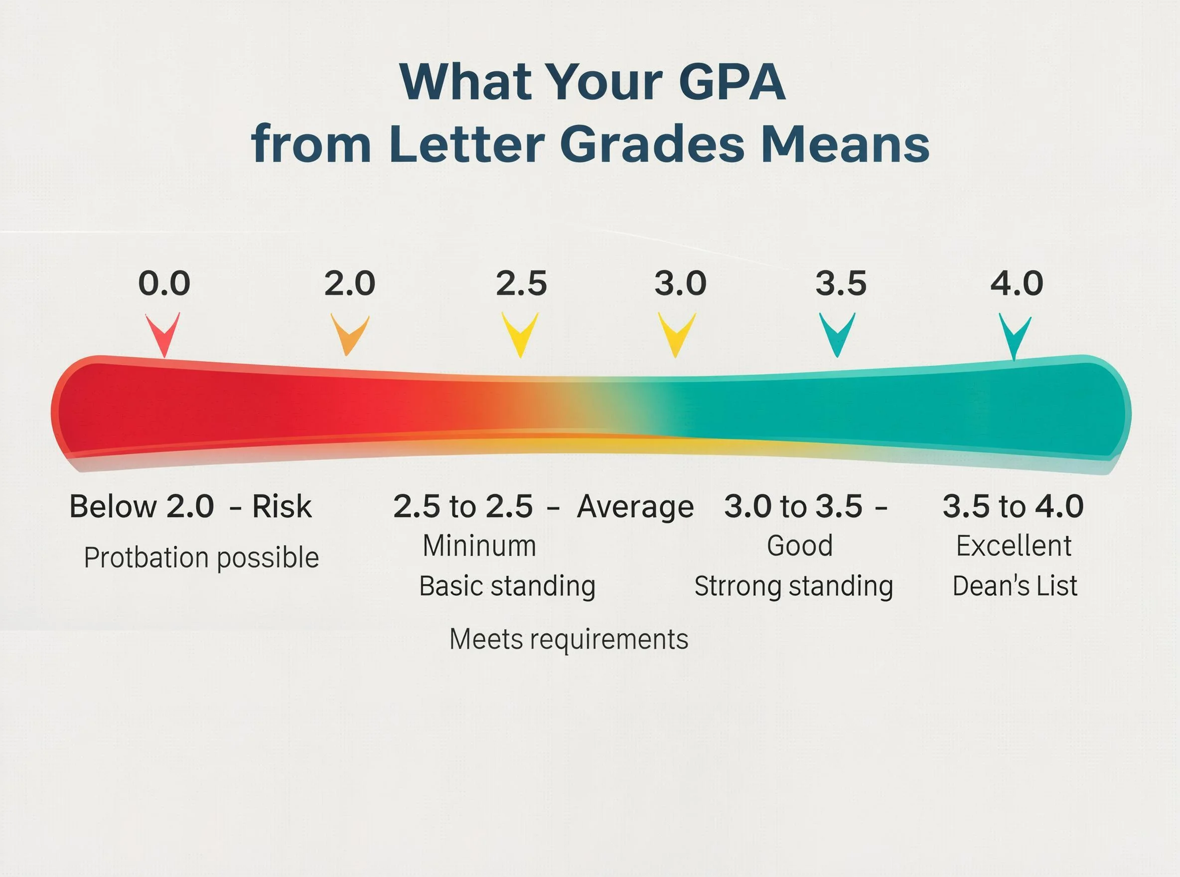 what your gpa from letter grades means ranges explained